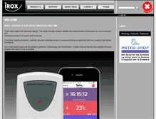 Tablet Screenshot of irox.com